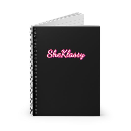 SheKlassy Spiral Notebook